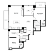 Floor plan at Flair Tower